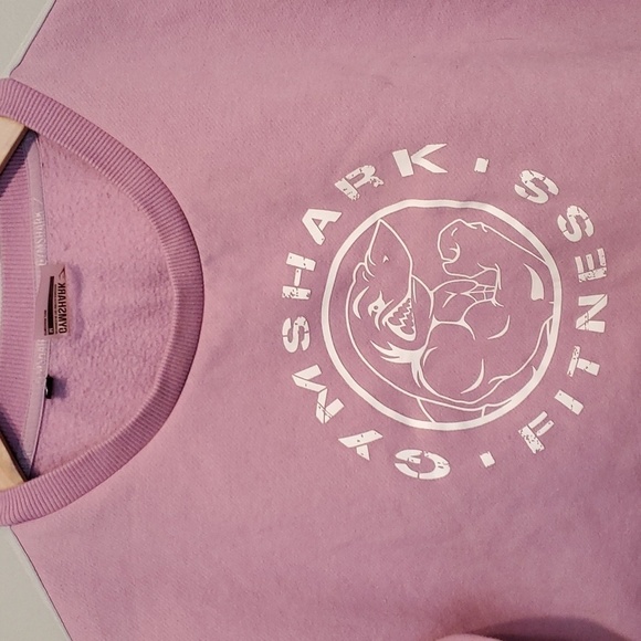 Gymshark Womens Hoodie Crop Sweater sweatshirt sz M - Picture 3 of 9